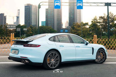 Porsche Panamera 2017 4S - Xanh nội thất đen đỏ