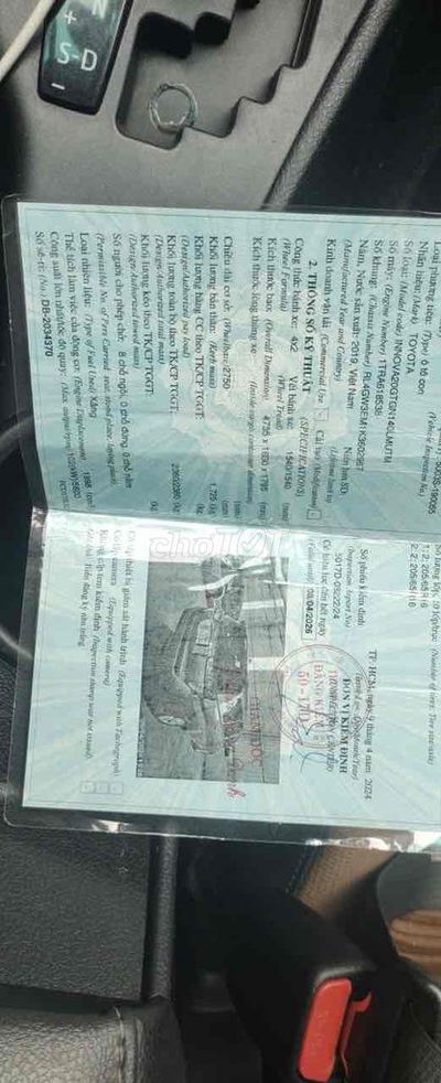 Toyota Innova 2019 2.0G - 90000 km