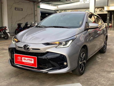 Toyota Vios số tự động G 2024 màu bạc xe zin
