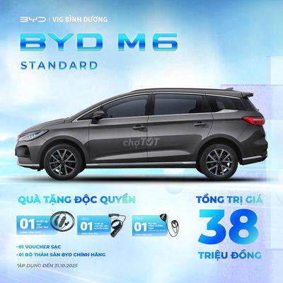 BYD M6 2025 - DEAL RỰC RỠ – QUÀ BẤT NGỜ