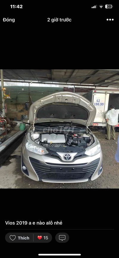 Toyota Vios 2018 1.5E MT - 120000 km