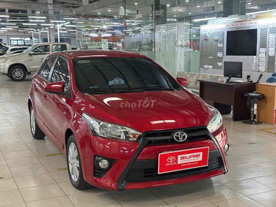 Toyota Yaris màu đỏ 2016 máy 1.5E nhập thái xe zin