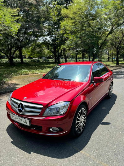 Mercedes C250 1.8L AT 2009 Đỏ Candy siêu nét