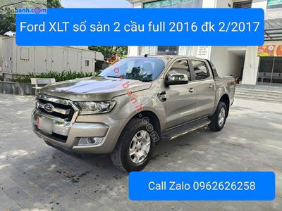 Xe Ford Ranger XLT 2.2L 4x4 MT 2016