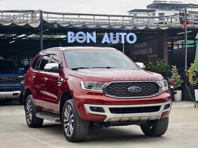 FORD EVEREST 2021 TITANIUM MÀU ĐỎ
