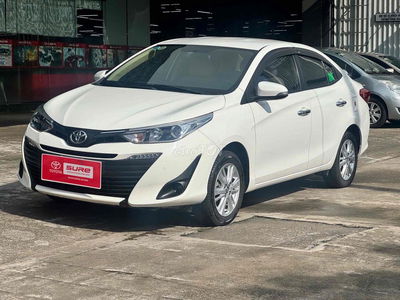 Toyota Vios G màu trắng 2020 xe gia đình zin chất