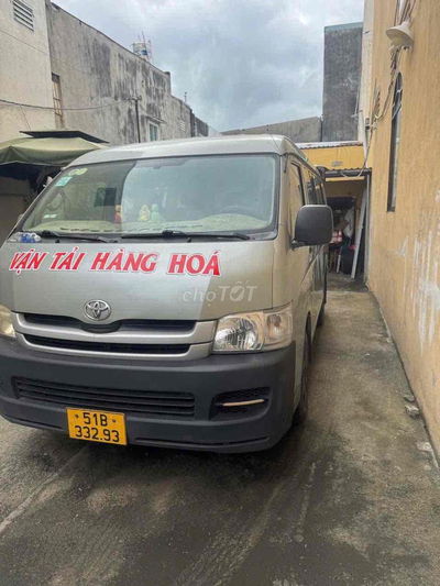 toyota hiace tải van sàn inox chính chủ 2008